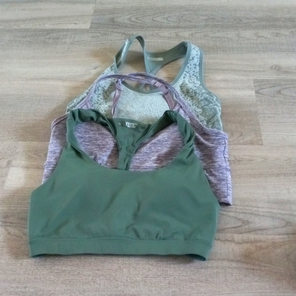 3 Pack of Forever 21 Sports Bras (m)